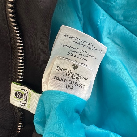 Obermeyer Girls Anya Insulated Ski Bib Jumpsuit Medium 10/12 - Picture 4 of 4